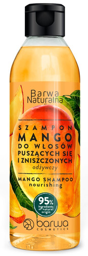 BARWA Nourishing Shampoo for Damaged Hair Mango 98% Natural 300ml