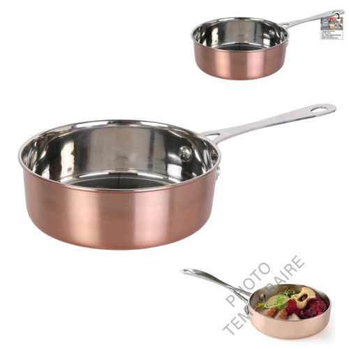 Saucepan 12cm, mtal, copper