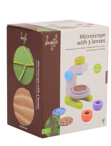 Joueco Wooden Toy Microscope 3+