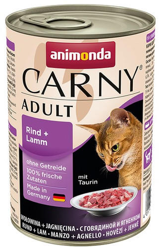 Animonda Carny Adult Cat Food Beef & Lamb 400g