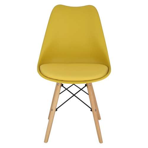 Dining Chair Norden DSW PP, yellow