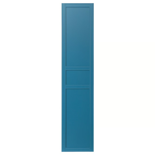 FLISBERGET Door, blue, 50x229 cm