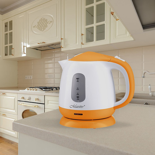 Feel Maestro 1.0L Electric Kettle 1100W MR-012-ORANGE