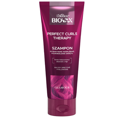 L`BIOTICA BIOVAX Glamour Intensively Moisturizing Shampoo Perfect Curls Therapy 200ml