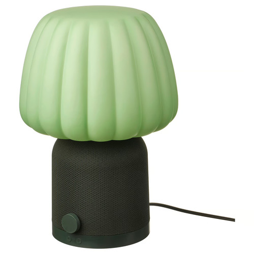 KULGLASS Bluetooth speaker lamp, dark green