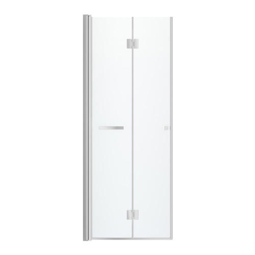 GoodHome Folding Shower Door Beloya 80 cm, chrome/transparent