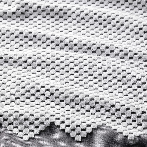 FJÄLLSTARR Bath towel, white/grey, 70x140 cm