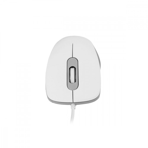 Modecom Wired Optical Mouse M10S SILENT, white