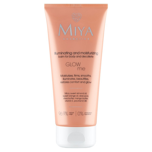 MIYA GlowMe Brightening & Moisturizing Body Balm 96.9% Natural Vegan 200ml