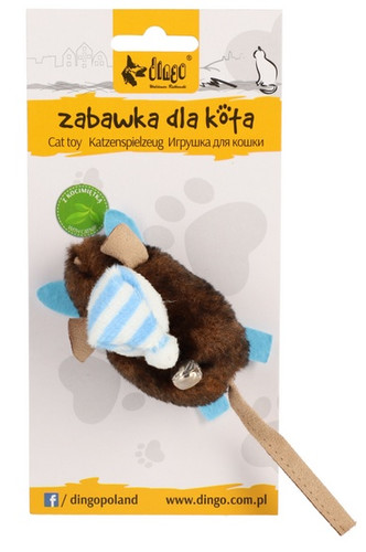 Dingo Cat Toy Mouse Skier