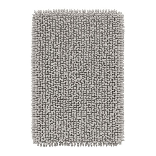 GoodHome Bath Mat Graphene 50 x 80 cm, stone grey