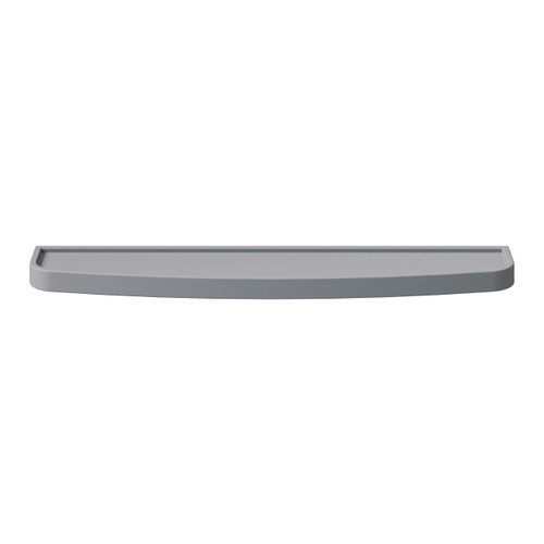 GoodHome Decorative Shelf Himalia 70x15 cm, grey