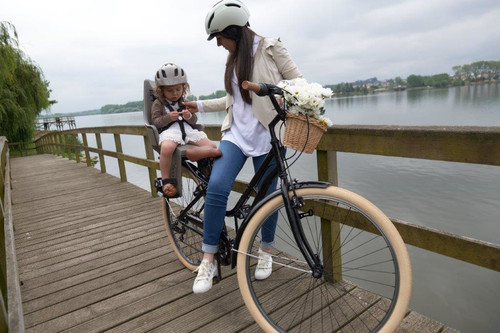 Bobike Bicycle Rear Seat Exclusive Maxi Plus 9-22kg, frame mount, urban grey