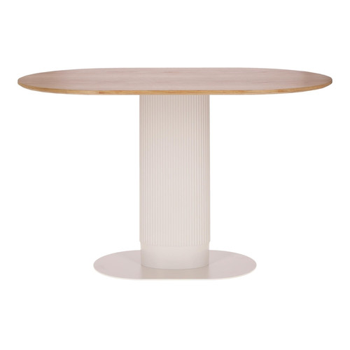 Dining Table Maxim, oak veneer/white