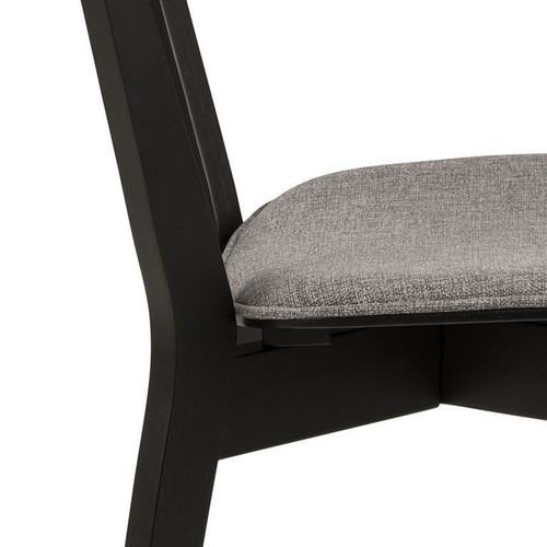 Dining Chair Roxby, grey/black
