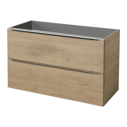 Wall-mounted Basin Cabinet GoodHome Imandra 100cm, wood