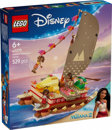 LEGO Disney Moanas Adventure Canoe 6+