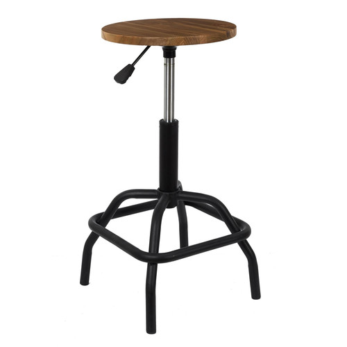 Bar Stool Rawe, natural/black