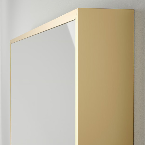 HOVET Mirror, gold-colour, 78x196 cm