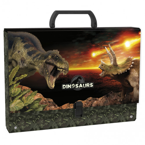 Carry Case for Documents/Drawings Dinosaurs