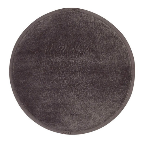 Colours Round Rug Seal 60cm, grey