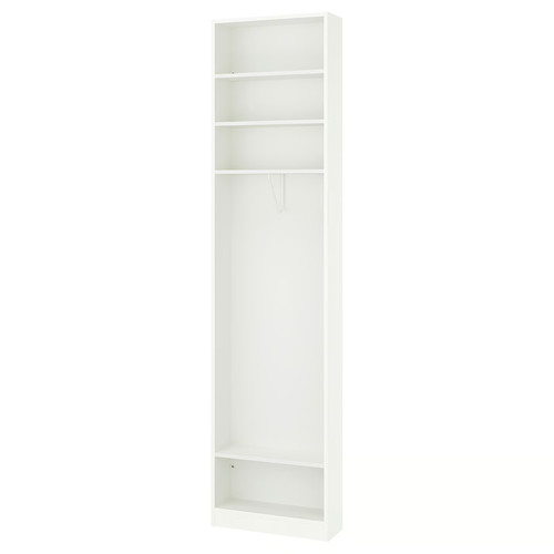 PAX Add-on end-unit, white, 20x58x236 cm