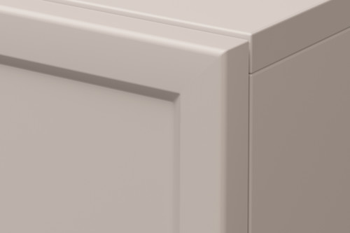 Console Table Lorini 100, cashmere, black knobs