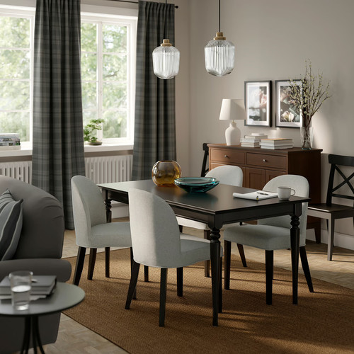 ROSENTORP Chair, Tibbleby beige-grey/black