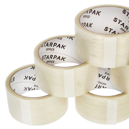 Starpak Packing Tape 48mm x 40m, transparent, 6pcs