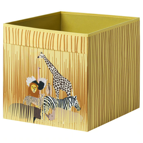 SANDLÖPARE Box, giraffe, 33x38x33 cm