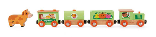 Janod Story Farm Train with Tracks 3+