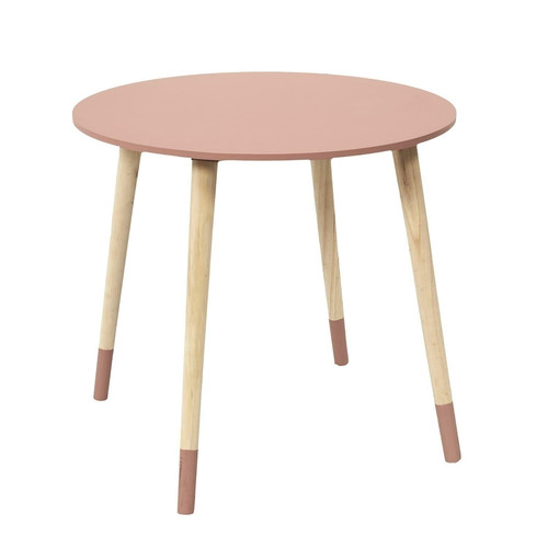 Set of 2 Side Tables Trundle, natual