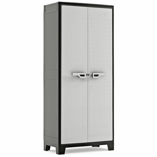 Keter Titan Tall Storage Cabinet, black/grey
