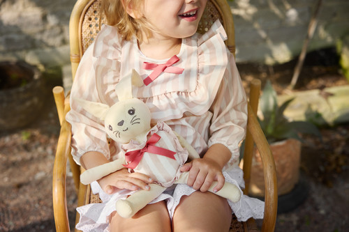 Elodie Details Longsleeved Baby Bib - Candy Stripes, 3m+