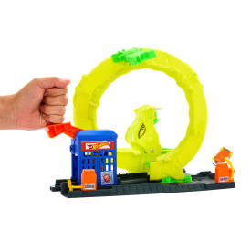 Hot Wheels City Twisty Snake Track Playset JBM63 4+