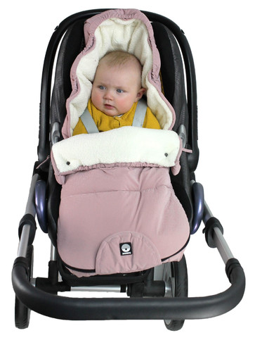 Dooky Car Seat Footmuff 0-9m, Frosted Pink Sapphire