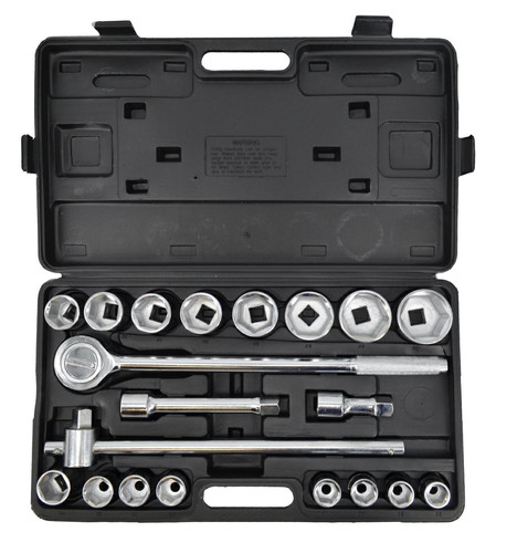 AW 3/4" Hex Socket Set with Ratchet 19-50mm