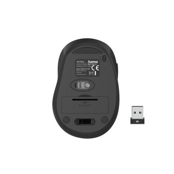 Hama Optical Wireless Mouse 6-button MW-400 V2, black