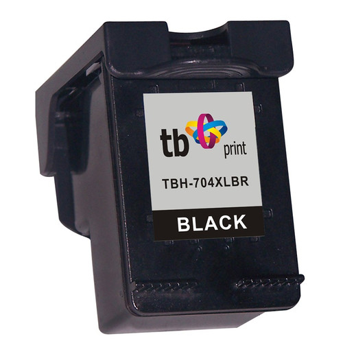 TB Ink for HP DJ IA 2060 Black remanufactured XL TBH-704XLBR (HP No. 704 CN692AE)