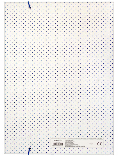 Folder with Elastic Band A4, dots