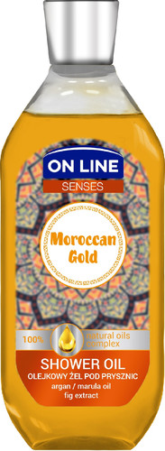 On Line Senses Shower Oil Moroccan Gold  500ml