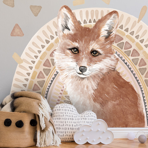 Wall Sticker 83x119cm - Fox