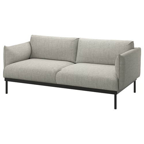 ÄPPLARYD 2-seat sofa, Lejde light grey, 199x93 cm