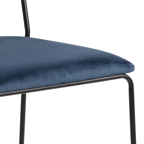 Chair Cornelia VIC, navy blue