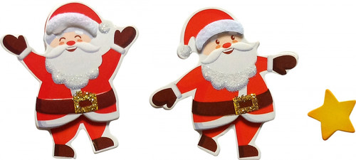 Craft-Fun Christmas Self-Adhesive Decorations 3D Stickers 11pcs