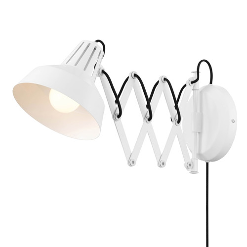 GoodHome Wall Lamp Yarra 1-p E27, white