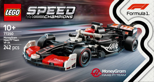 LEGO Speed Champions MoneyGram Haas Team VF-24 F1 Race Car 10+