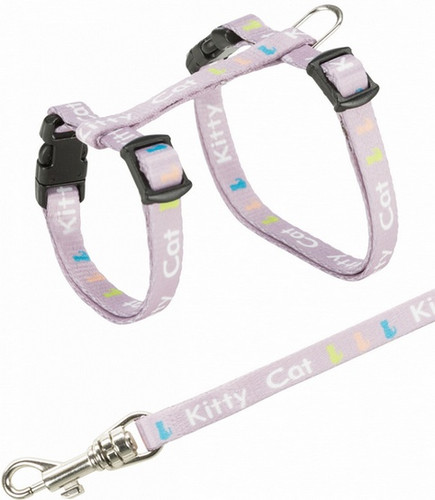 Trixie Cat Harness with Leash, assorted colours