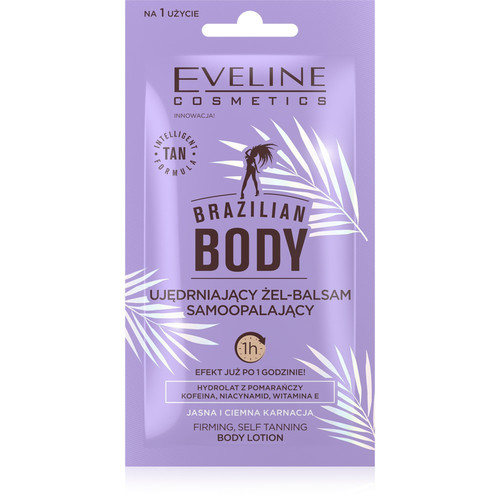 EVELINE Brazilian Body Firming Self-Tanning Body Lotion 12ml (sachet)