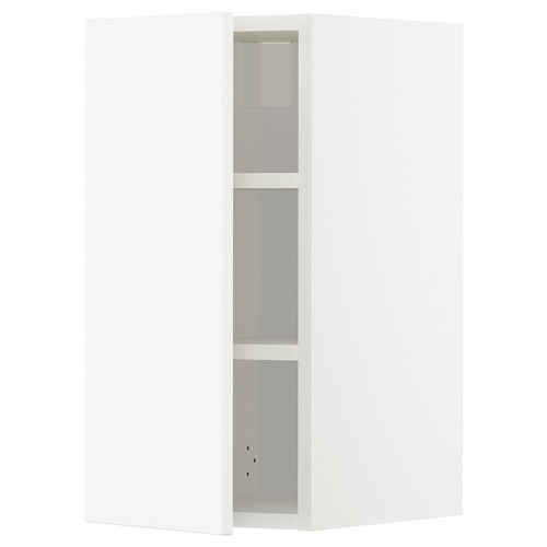 METOD Wall cabinet with shelves, white/Veddinge white, 30x60 cm
